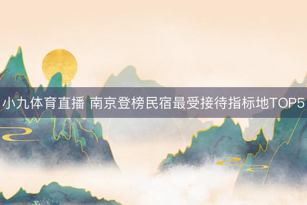 小九体育直播 南京登榜民宿最受接待指标地TOP5
